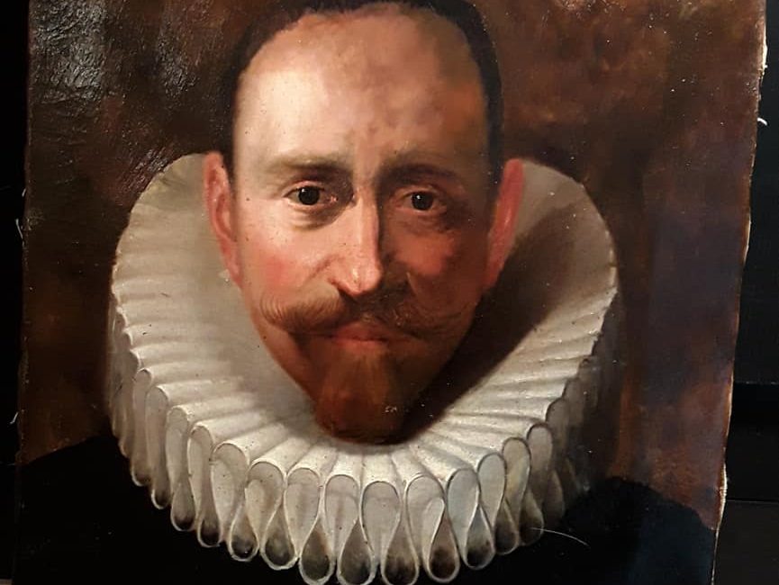 Before and after Restoration 1800’s Believed to be Sir Walter Raleigh